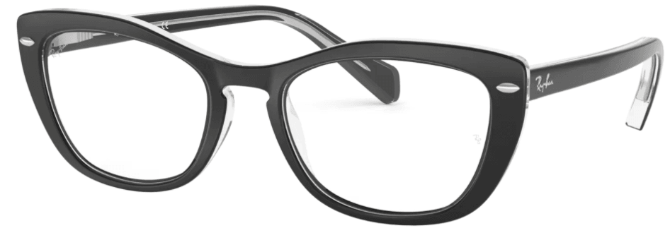 Ray-Ban Okvir za naočare 0RX5366 203452, Ženski, Crni