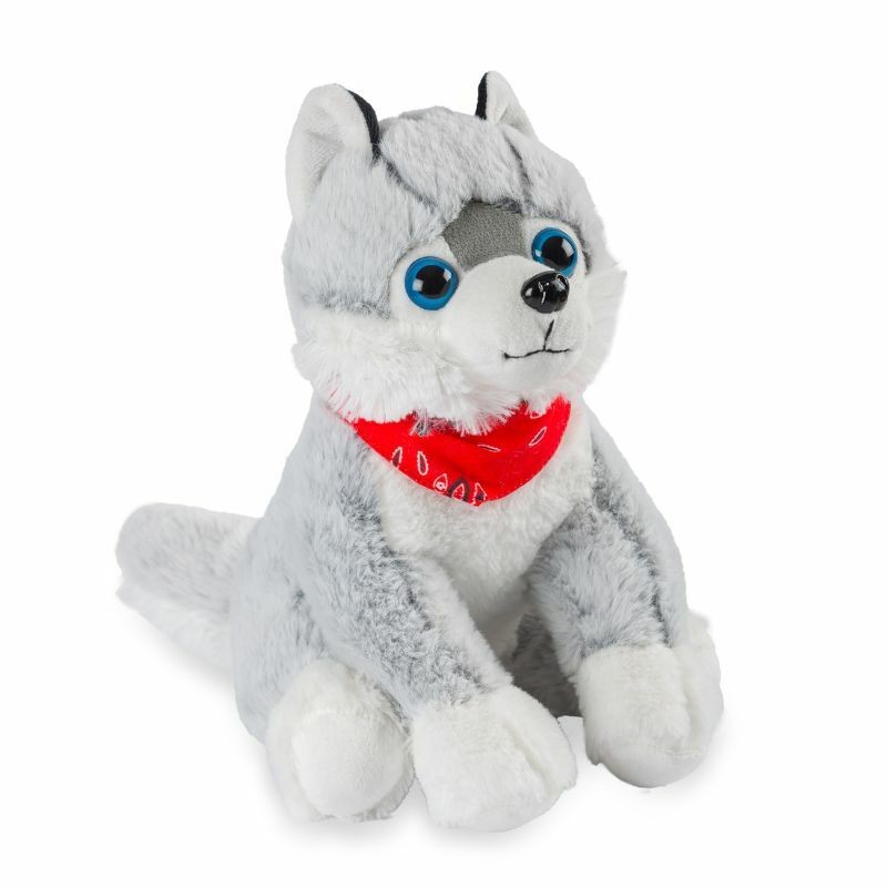 Plišana igračka Haski, 20cm, Sivi