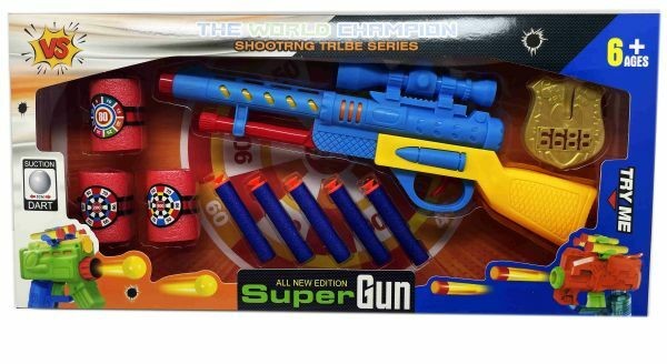 Igračka za decu Puška sa dodacima 89324, Plavo-žuta