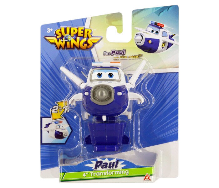 Super Wings Transformers Paul