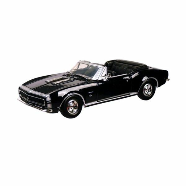 Motor Max Metalni model automobila Chevy Camaro ss 1967, 1:24, Crni
