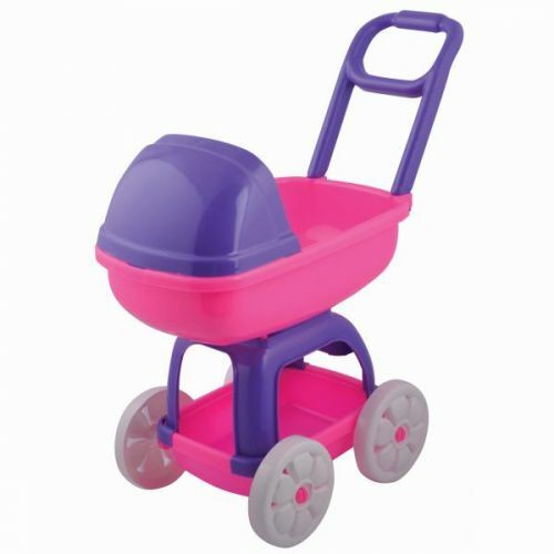 Ucar Oyuncak Kolica za lutku Tombul 46, Roze-ljubičasta