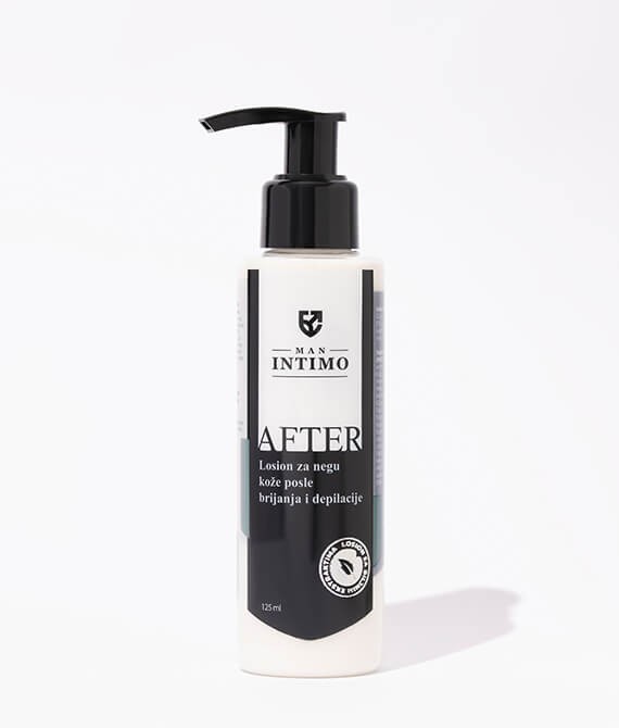 MAN INTIMO Losion za posle brijanja i depilacije, 125 ml