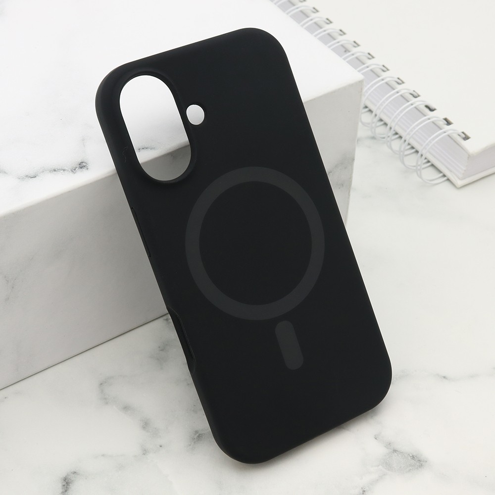 Maska za mobilni telefon iPhone 16 PURE, Magsafe, Crna