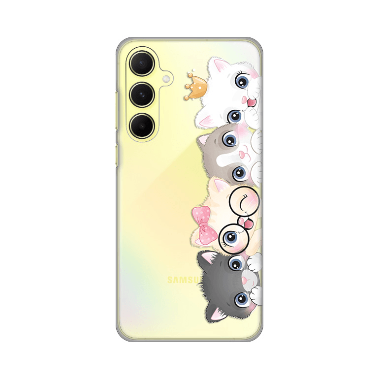 Maska za mobilni telefon Samsung Galaxy A55 5G CATS PRINT SKIN