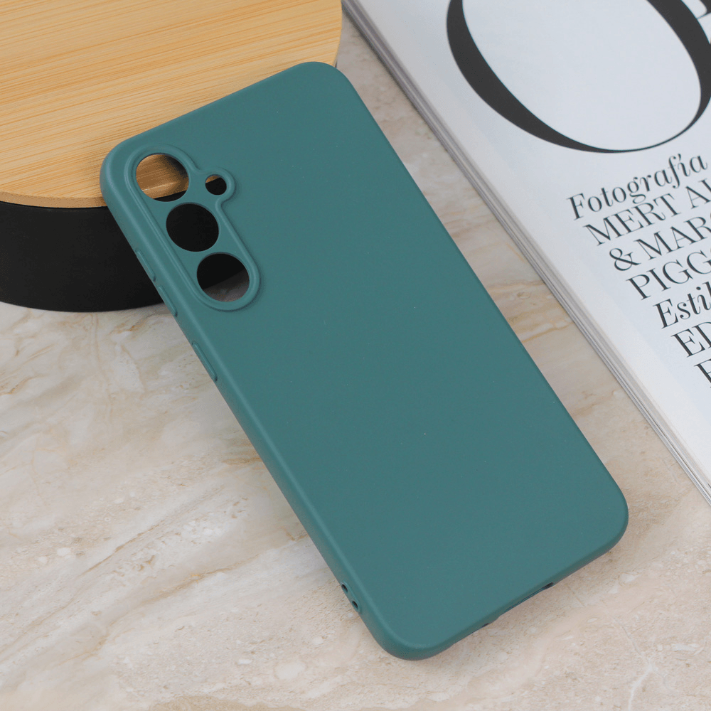 Maska za mobilni telefon Samsung Galaxy S23 FE TERACELL GIULIETTA MAT, Tamnozelena