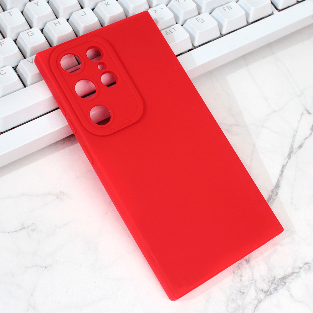 Maska za mobilni telefon Samsung Galaxy S24 Ultra Pro CAMERA, Crvena
