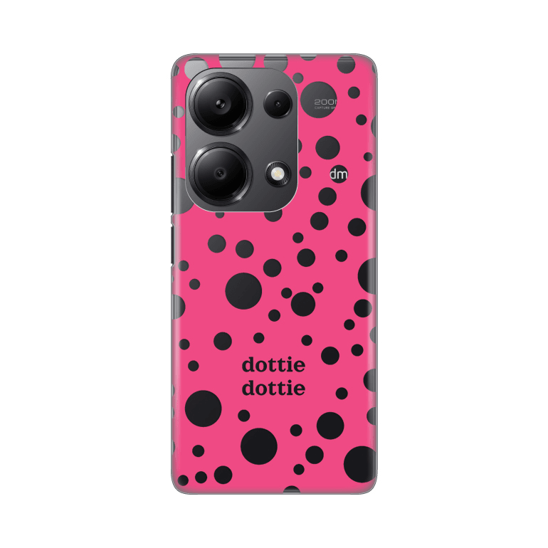 Maska za mobilni telefon Xiaomi Redmi Note 13 Pro 4G DOTTIE DOTTIE PRINT SKIN, Roze