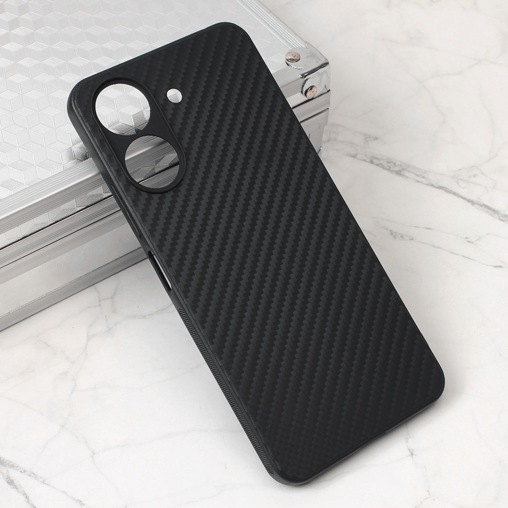 Maska za mobilni telefon Xiaomi Redmi 13C CARBON FIBER, Crna
