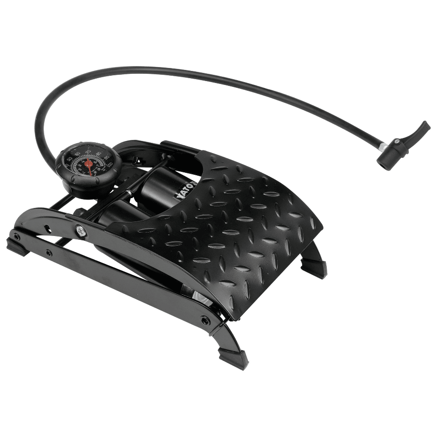 YATO Nožna pumpa, 2 klipa sa manometrom