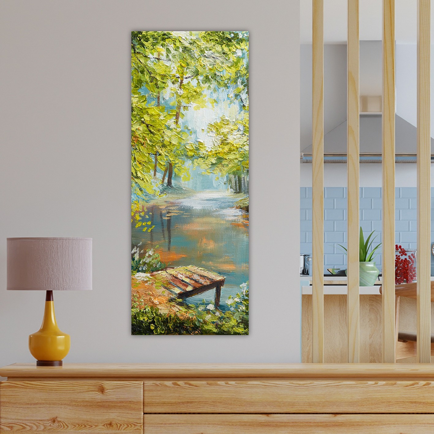 Wallity Slika na platnu 30x80cm