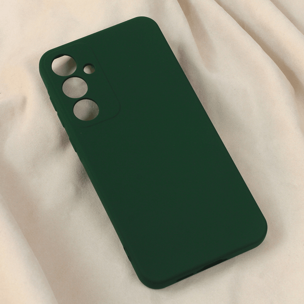 Maska za mobilni telefon Samsung Galaxy A55 5G TERACELL SOFT VELVET, Tamnozelena