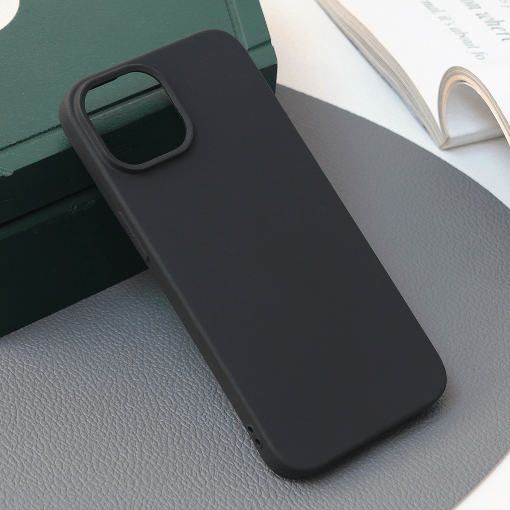 Maska za mobilni telefon iPhone 15 MAT SKIN, Crna