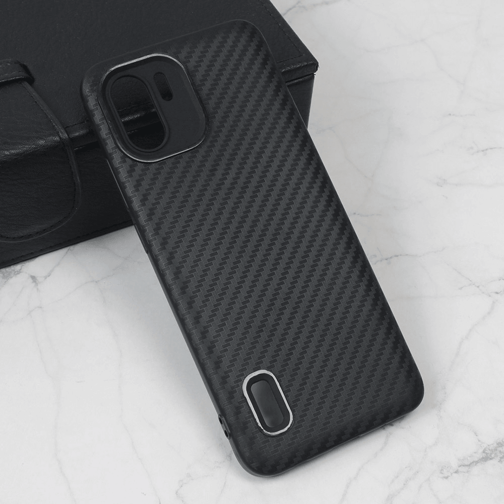 Maska za mobilni telefon Xiaomi Redmi A1 CARBON STRIPE, Crna
