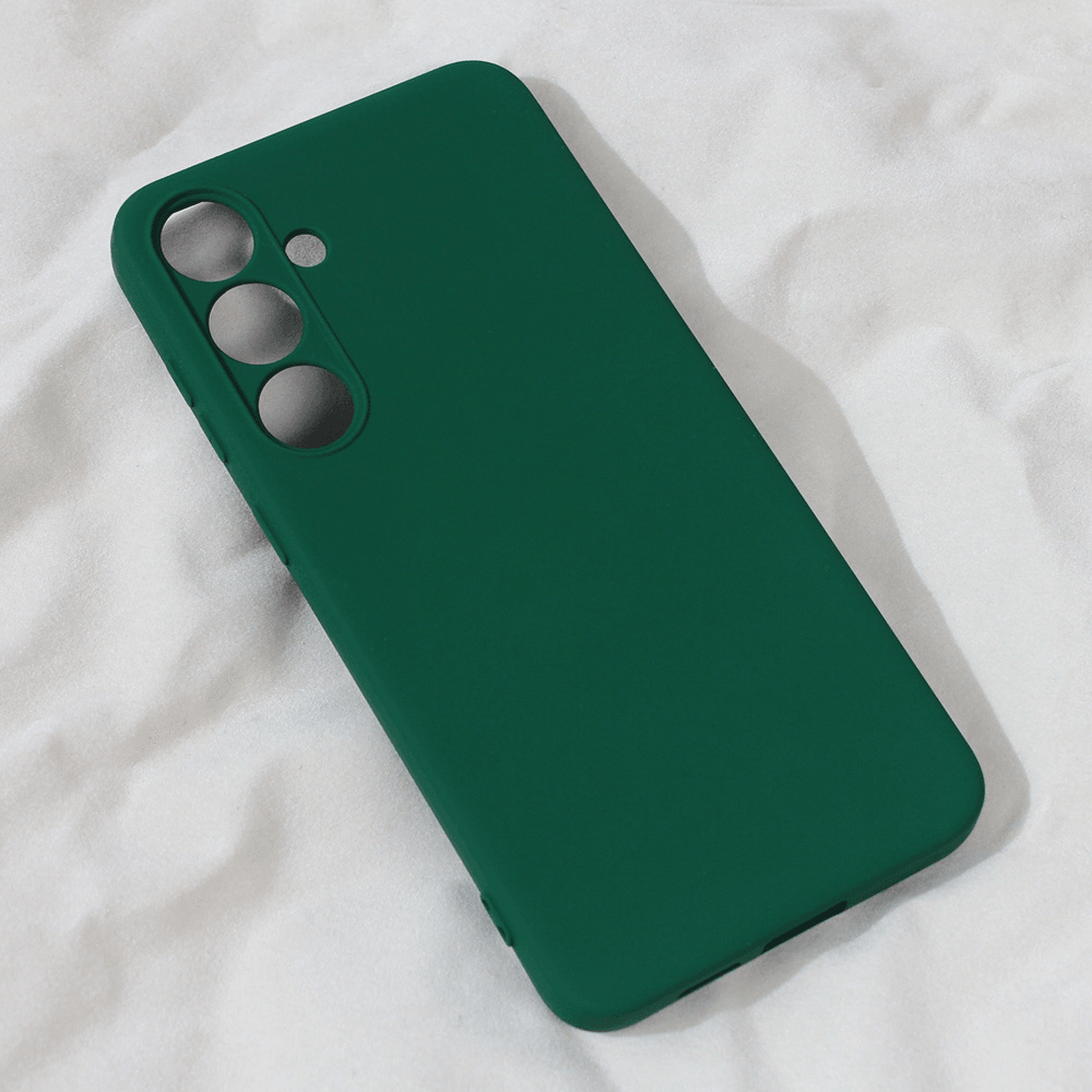 Maska za mobilni telefon Samsung Galaxy S24 Plus TERACELL SOFT VELVET, Tamnozelena