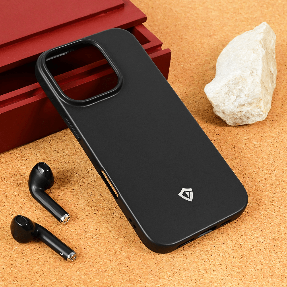 Maska za mobilni telefon iPhone 16 Pro MAT TERACELL SKIN, Crna