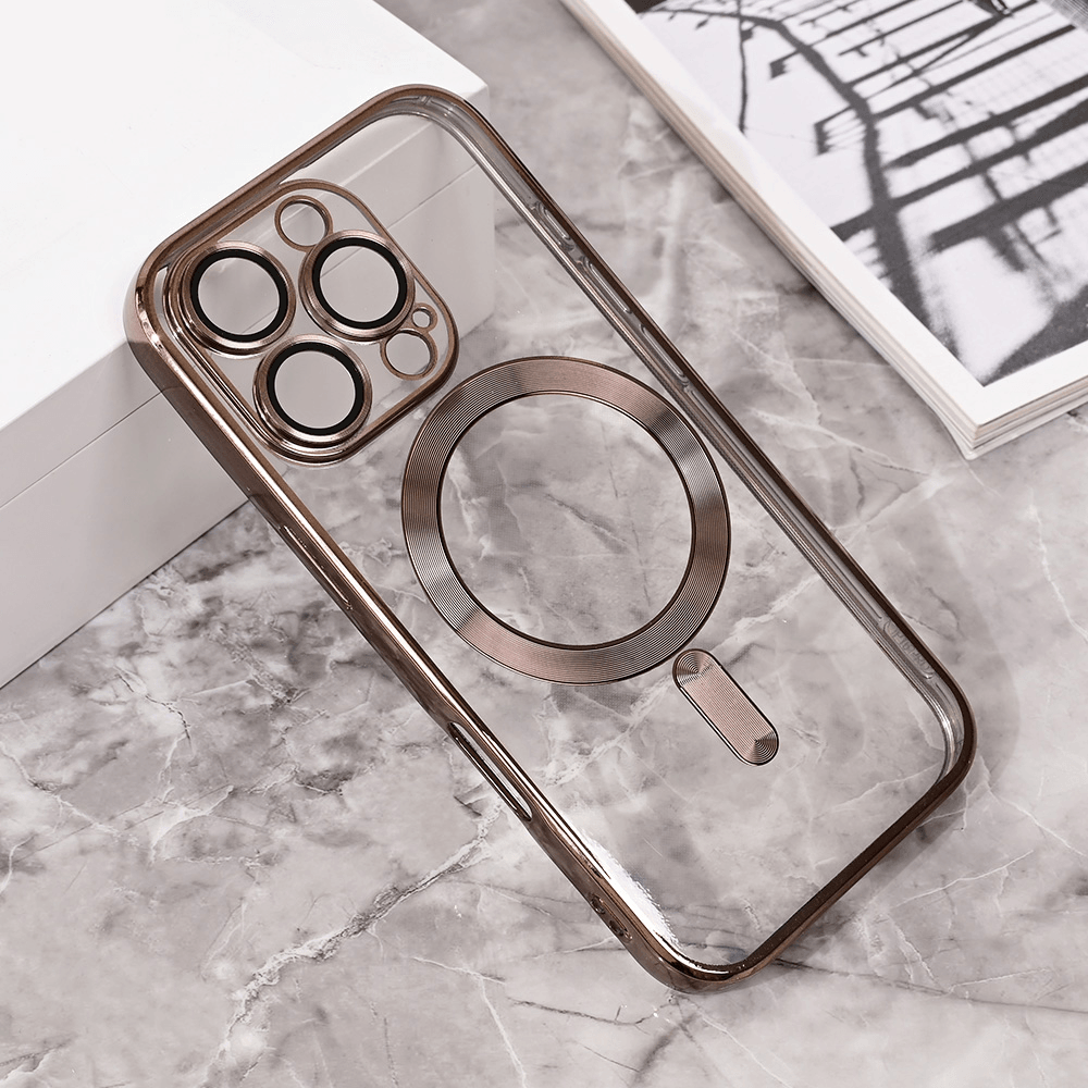 Maska za mobilni telefon iPhone 16 Pro LUX, Magsafe, Siva