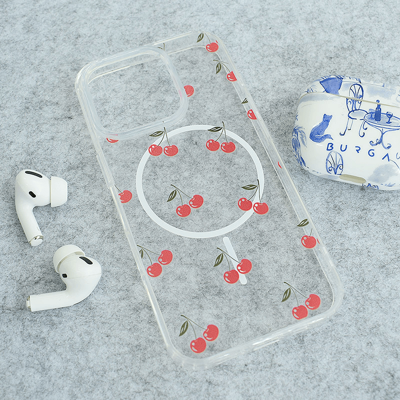 Maskica za iPhone 16 Pro Max Mag Case Nanobit Print Sweet Cherry