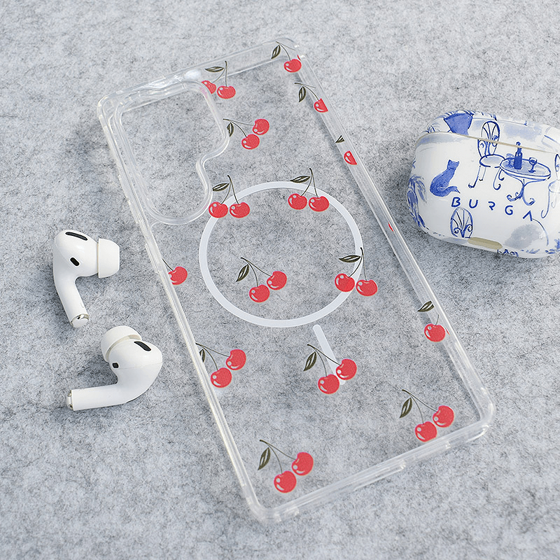 Maskica za Samsung S25 Ultra/S938B Mag Case Nanobit Print Sweet Cherry