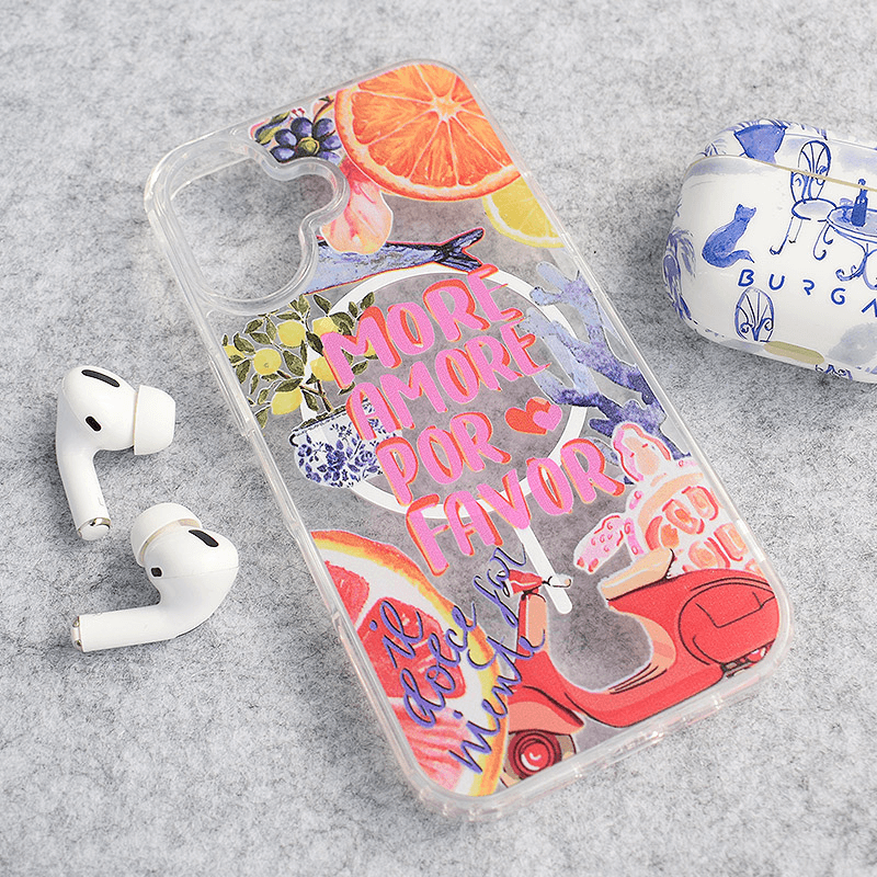 Maskica za iPhone 16 Mag Case Nanobit Print Summer Amore