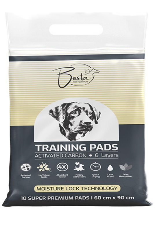 BESTA Samolepljive super premium prostirke za pse Carbon, 60x90cm