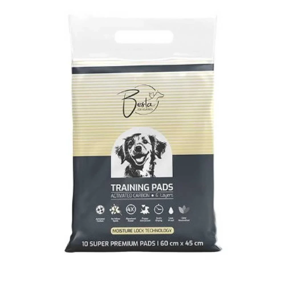 BESTA Samolepljive super premium prostirke za pse Carbon, 60x45cm