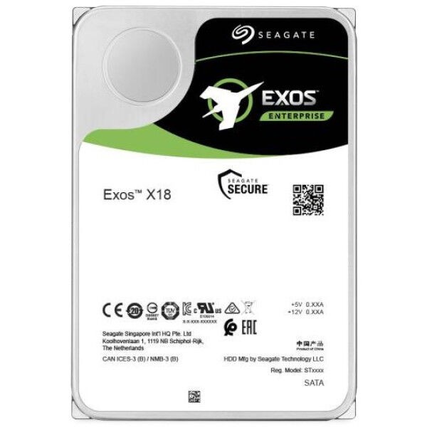 Seagate Hard disk Exos X18 ST16000NM004J, 16TB, 7200RPM, 256MB