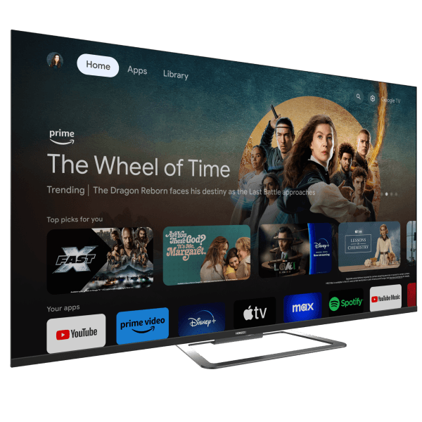Horizon Pametni televizor 50HQ8590U/D, 50", QLED, 4K, Google TV, Crni