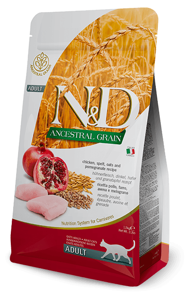 N&D Suva hrana za mačke sa ukusom piletine i nara AG 5kg