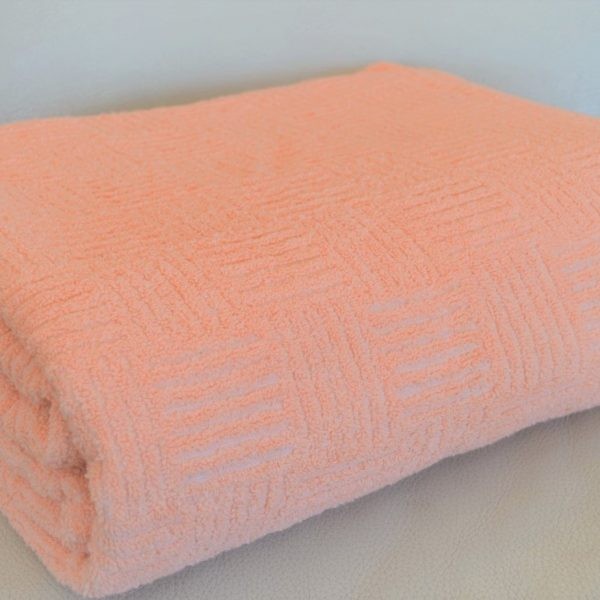 BLUE BELL Frotir prekrivač Elena 200x200cm, Narandžasti