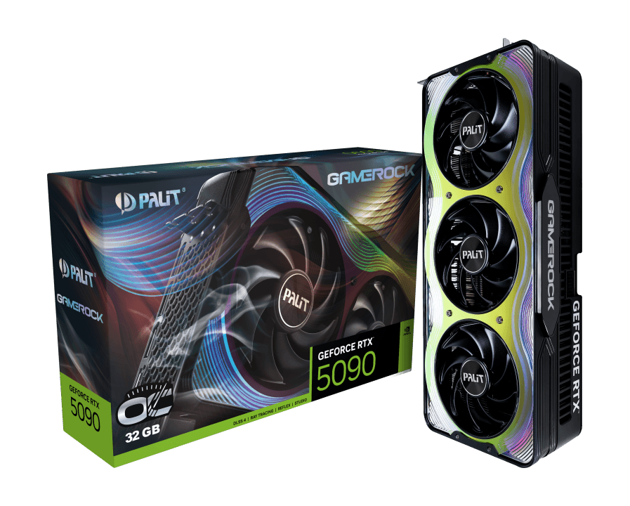 Palit graficka kartica GeForce RTX 5090 GameRock OC 32GB GDDR7, NE75090S19R5-GB2020G