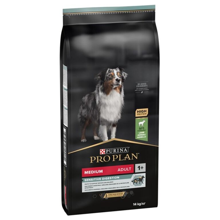 PURINA PRO PLAN Suva hrana za odrasle pse srednje veličine sa osetljivim varenjem sa ukusom jagnjetine 14kg