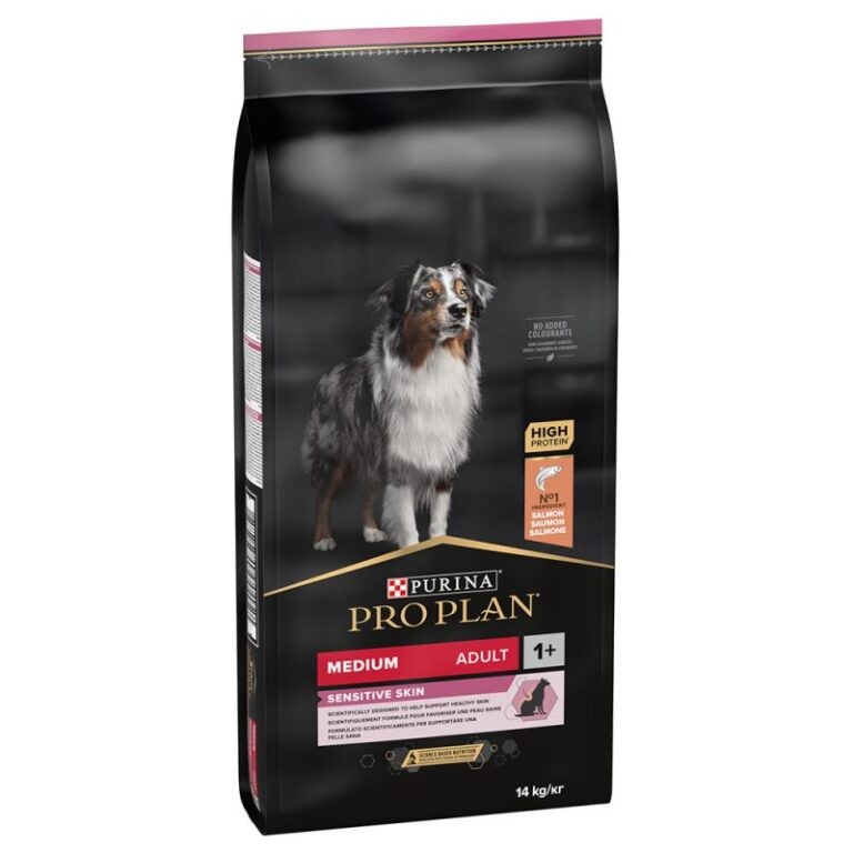 PURINA PRO PLAN Suva hrana za odrasle pse srednje veličine sa osetljivom kožom sa ukusom lososa 14kg