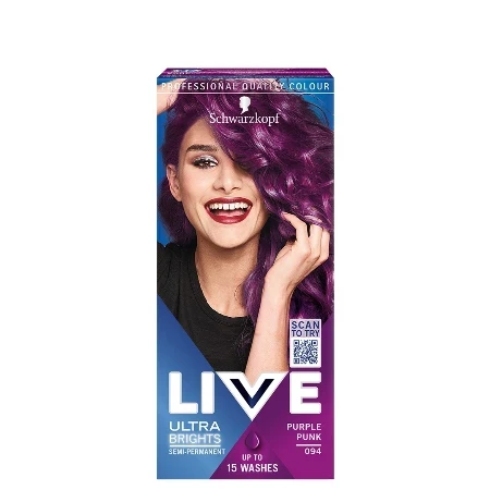 Schwarzkopf Farba za kosu UB94 Live Color, XXL, Punk ljubičasta
