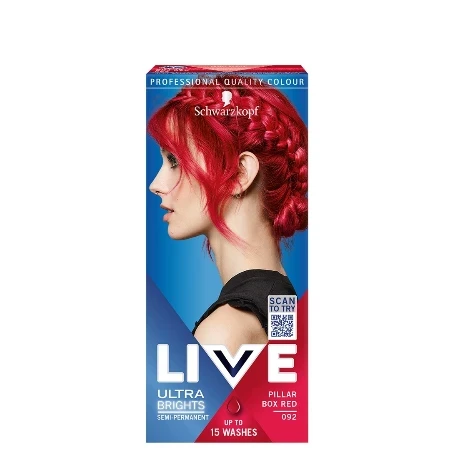 Schwarzkopf Farba za kosu UB92 Live Color, XXL, Intenzivno crvena