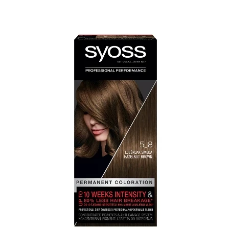 Syoss Farba za kosu 5-8 Permanent Coloration, Lešnik smeđa