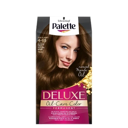 Schwarzkopf Farba za kosu 760 Palette Deluxe, Blistavo smeđa