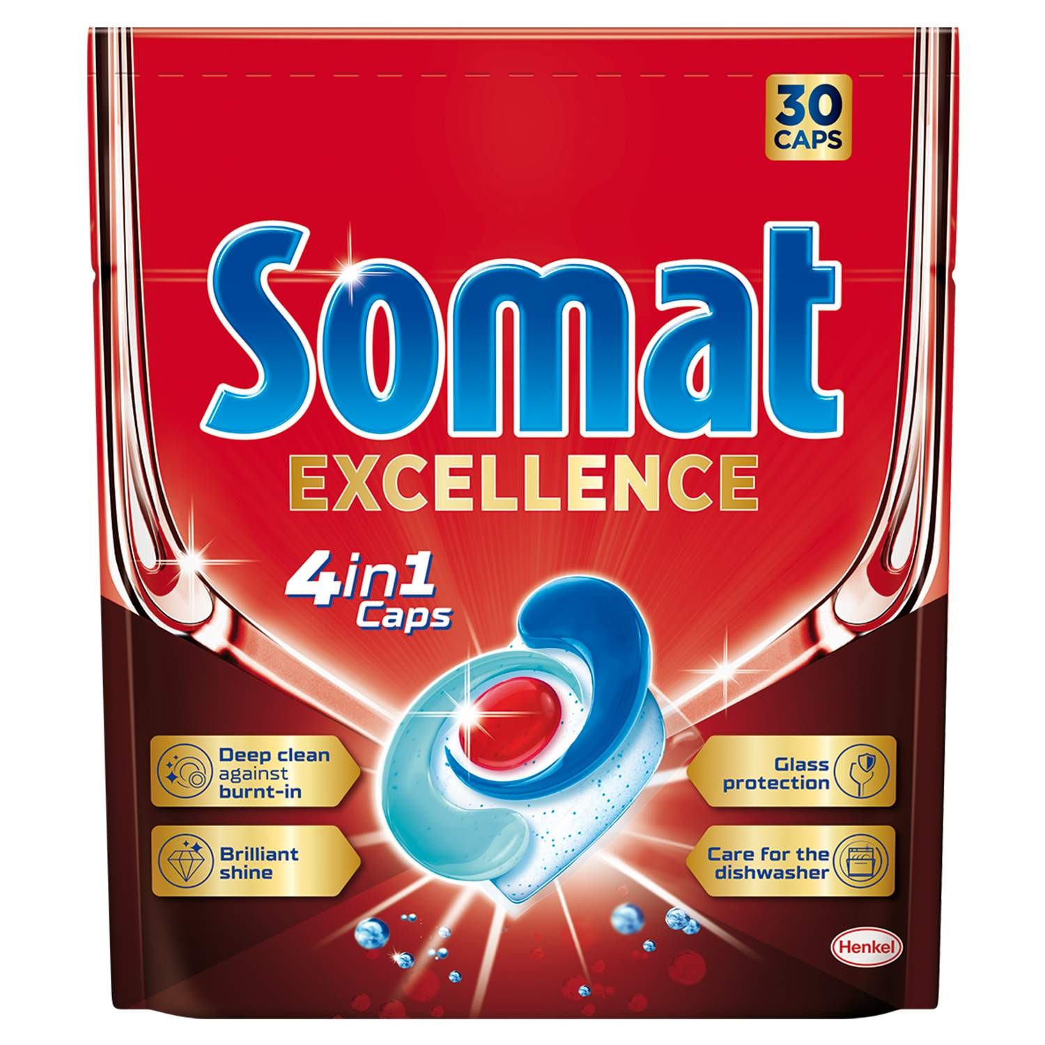 Somat Tablete za mašinsko pranje posuđa Excellence 4u1, 30 komada