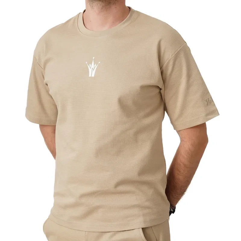 361 Degrees Muška majica Short Sleeve T-Shirt, Bež
