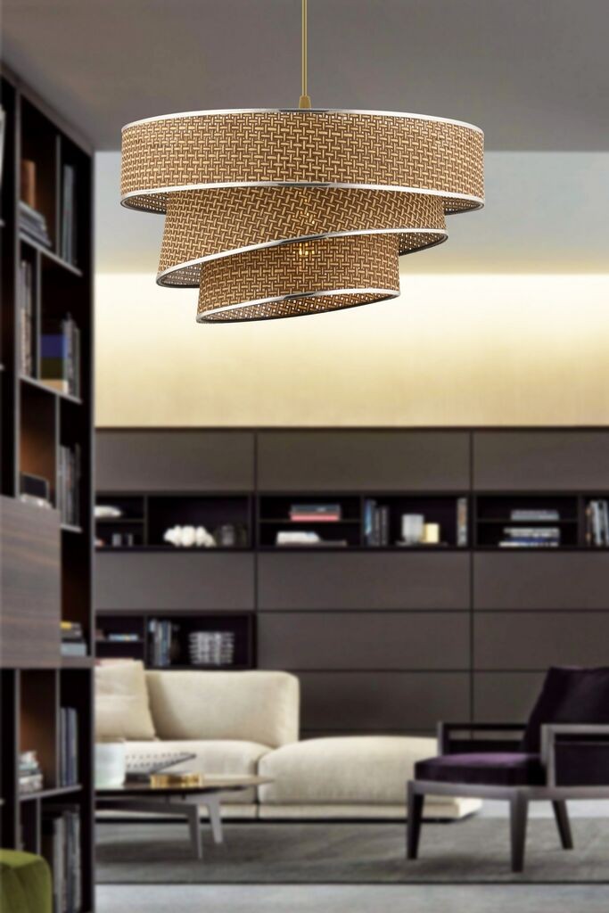 Opviq Luster Couper Hazeran, 40x40cm, Srebrno-bež boje