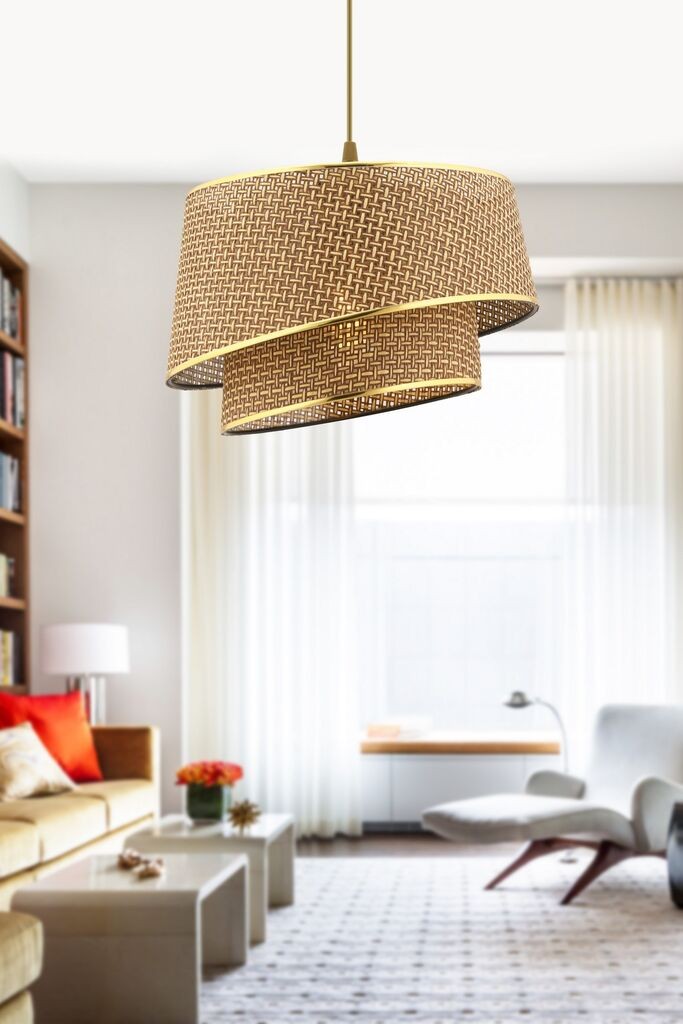 Opviq Luster Barette Hazeran, 32x32cm, Zlatno-smeđe boje