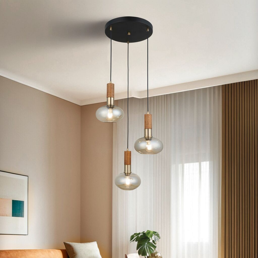 Opviq Luster Hena-52-03, O19, 11,5cm, IP20 Crno-smeđi