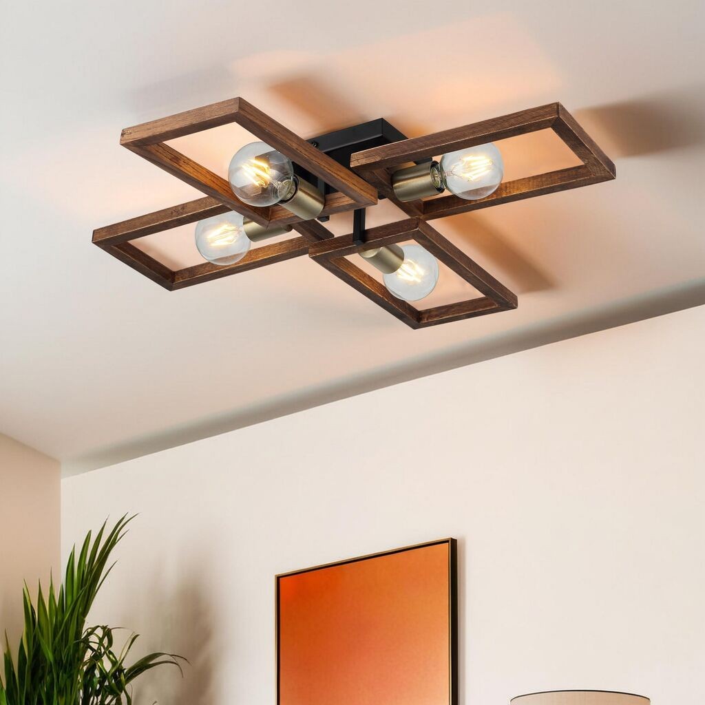 Opviq Luster Era-73-14, 13x20x3cm, 12cm, IP20 Braon-crni