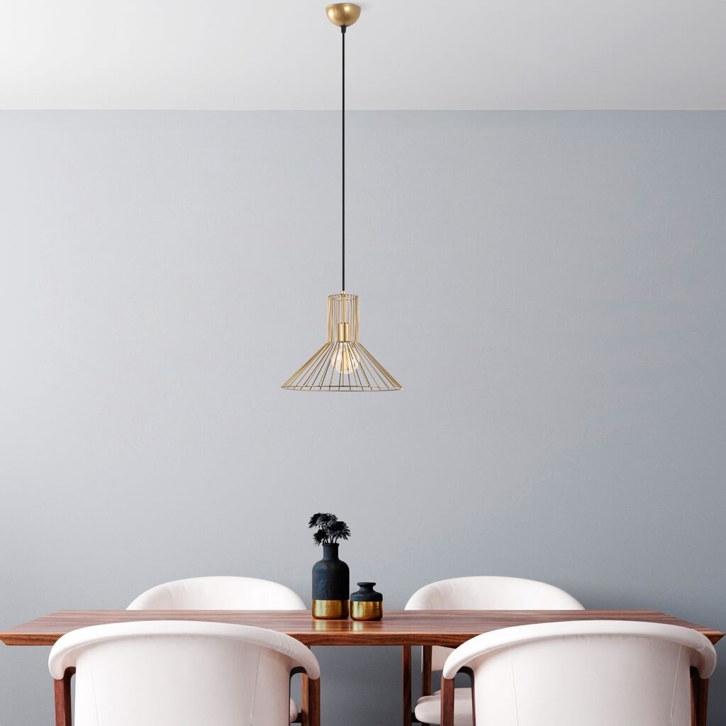 Opviq Luster Tabut-Mr-757-1, 38cm, IP20, Zlatne boje