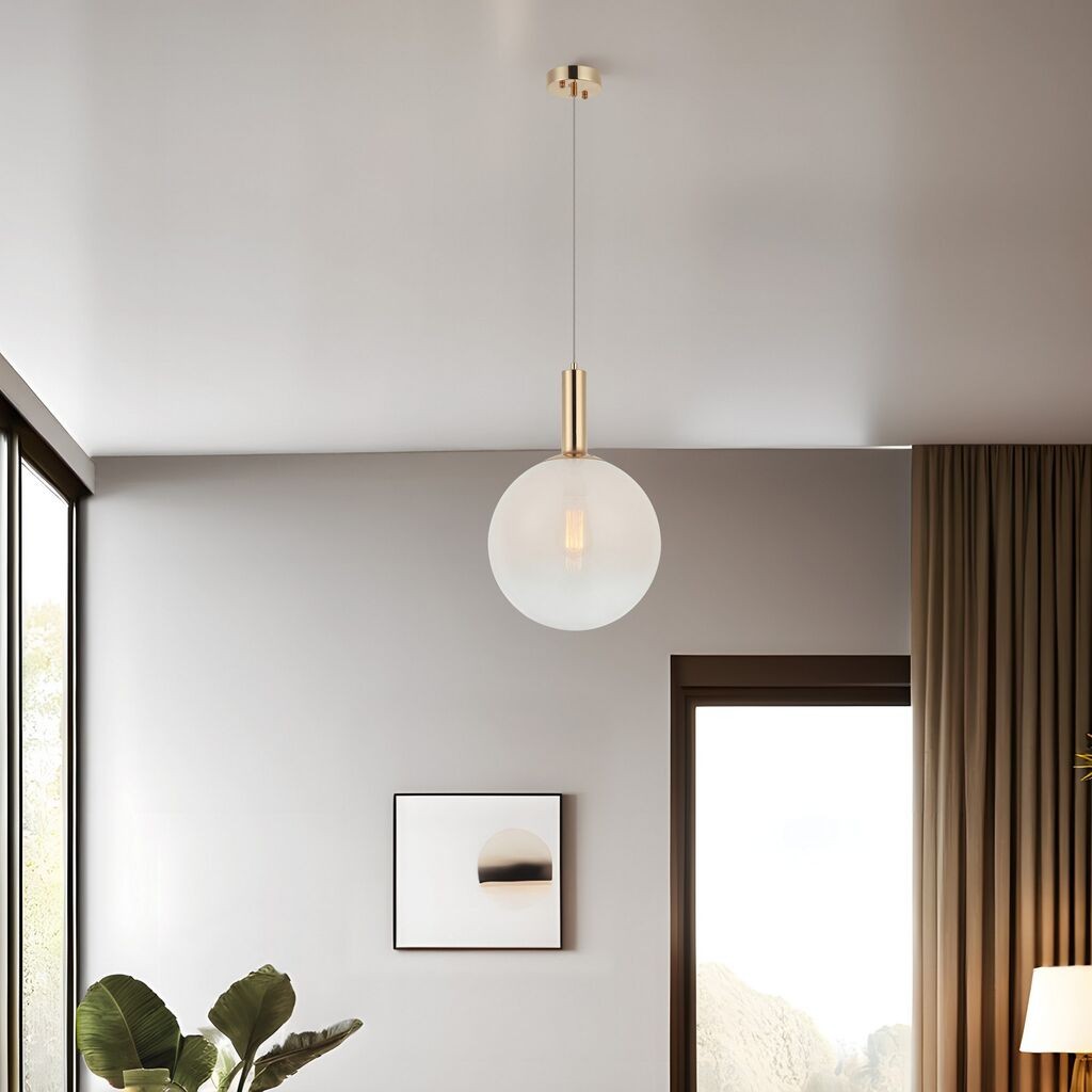 Opviq Luster Vanetta-PB1-WT, O30, 30cm, IP20 Zlatno-bele boje