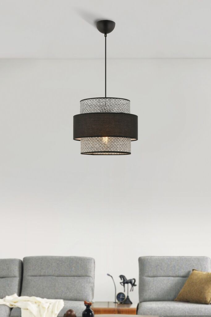 Opviq Luster Cascade, 30x30cm, Antracit-crni