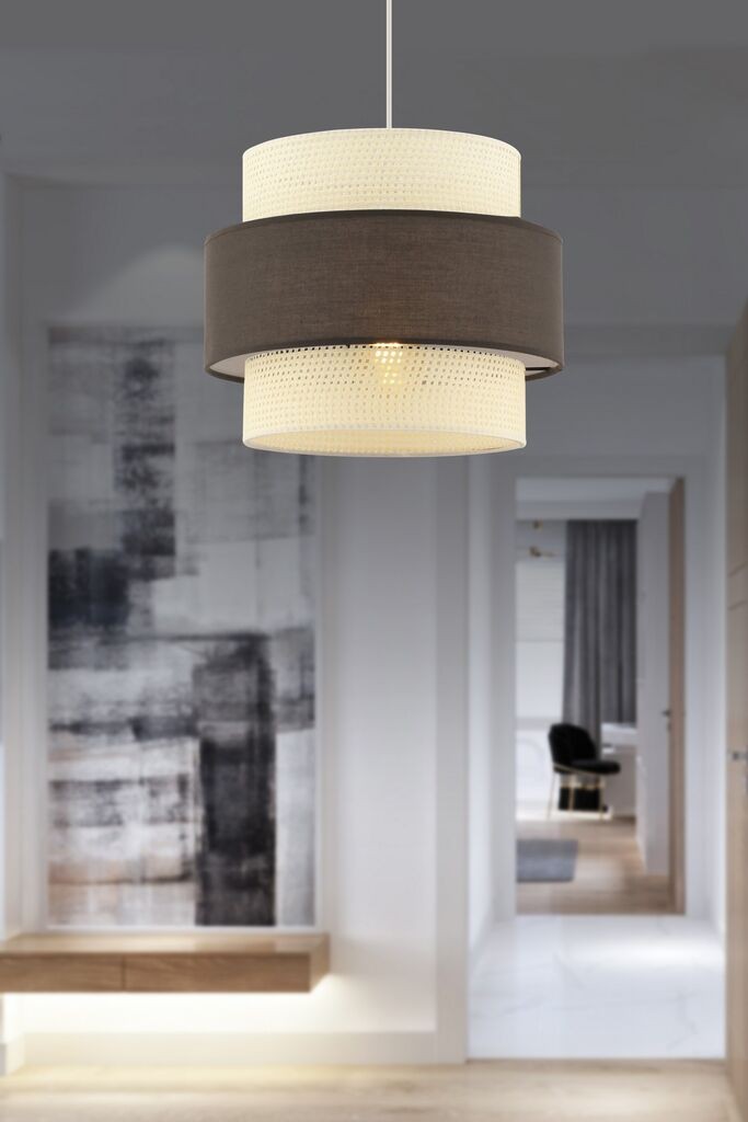 Opviq Luster Cascade, 30x30cm, Braon-beli