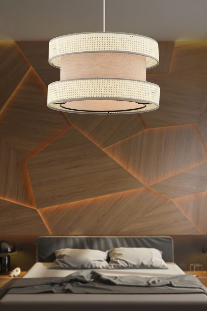 Opviq Luster Halo, 40x40cm, Bež-beli