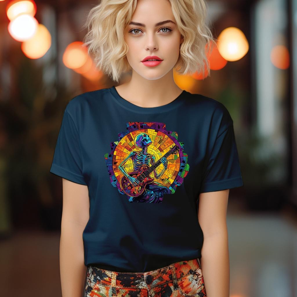 Camiseta Majica sa štampanim printom Cam 806, Ženska, Tamnoplava