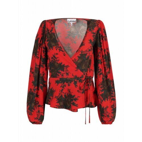Ganni Ženska bluza F6269-472, Crvena